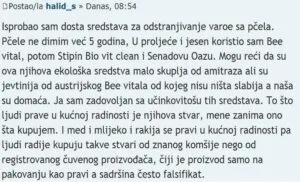 Bio Vit Clean u borbi protiv varoe , vapnenastog legla  i nozemoze uspješan je zadnjih 10 godina - Slika 7