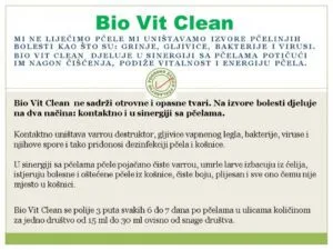 Bio Vit Clean u borbi protiv varoe , vapnenastog legla  i nozemoze uspješan je zadnjih 10 godina - Slika 6