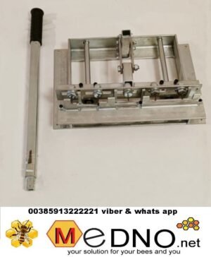 Bušač i utiskivač nitni/ zakovica , bočno bušenje okvira – pocinčani sa pomičnim čeličnim iglama u 4-5 rupa za LR, DB,AŽ,Farrar okvire /BEE HIVE FRAME EYELET HOLE PUNCH 4-5 holes for LR, DB , AŽ , Farrar and other