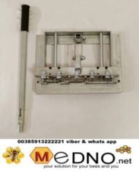 Bušač i utiskivač nitni/ zakovica , bočno bušenje okvira – pocinčani sa pomičnim čeličnim iglama u 4-5 rupa za LR, DB,AŽ,Farrar okvire /BEE HIVE FRAME EYELET HOLE PUNCH 4-5 holes for LR, DB , AŽ , Farrar and other