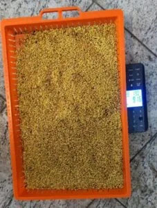 Podnica PVC CRVENA sa sakupljačem peludi,češljem i poletaljkom za LR i DB10 / PVC bee flooring with pollen collection