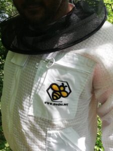 Pčelarska jakna ventilacijska sa duplom zaštitom od uboda (bluza / odijelo) bijelo -Ventilation blouse with double protection against bee sting (soft material )