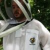 Pčelarska jakna ventilacijska sa duplom zaštitom od uboda (bluza / odijelo) bijelo -Ventilation blouse with double protection against bee sting (soft material )