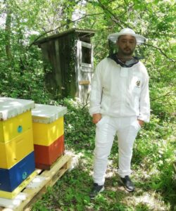 Pčelarska jakna ventilacijska sa duplom zaštitom od uboda (bluza / odijelo) bijelo -Ventilation blouse with double protection against bee sting (soft material )