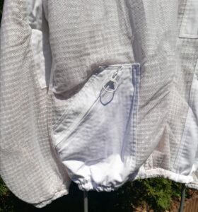 Pčelarska jakna ventilacijska sa duplom zaštitom od uboda (bluza / odijelo) bijelo -Ventilation blouse with double protection against bee sting (soft material )