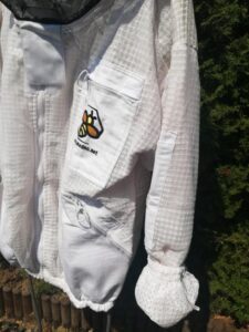 Pčelarska jakna ventilacijska sa duplom zaštitom od uboda (bluza / odijelo) bijelo -Ventilation blouse with double protection against bee sting (soft material )