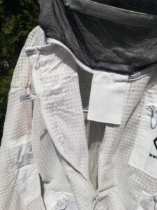 Pčelarska jakna ventilacijska sa duplom zaštitom od uboda (bluza / odijelo) bijelo -Ventilation blouse with double protection against bee sting (soft material )