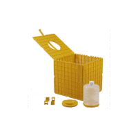 MULTIBOX plastična kutija za pčelinje paketne rojeve, MULTIBOX plastic box for bee packages