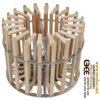 Vrcaljka polu automatska,radialna , 8 okvira Langstroth 24 cm , 24 Farrar (16 cm)-BA558-20-M-304-4