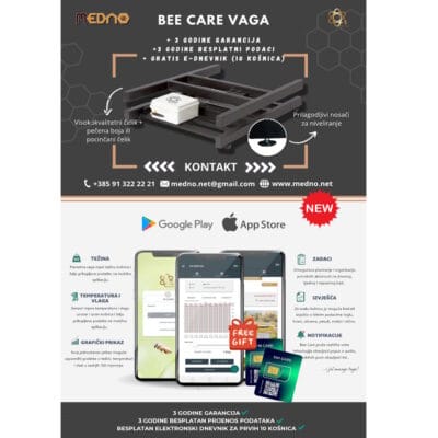 Vaga Bee Care DATA (podatkovna) pčelarska vaga sa 3 godine garancije,digitalna vaga za pčele- 23-big